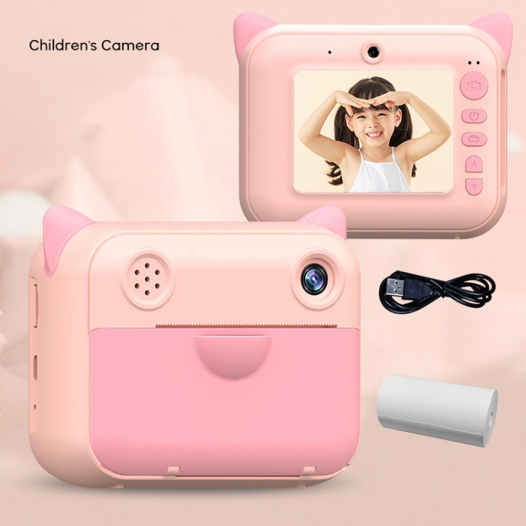 CP01 2.4 Inch HD Screen Kids Toy Thermal Printing Camera no Memory Card(Pink) - Children Cameras by PMC TechLife | Online Shopping South Africa | PMC TechLife | Buy Now Pay Later Mobicred