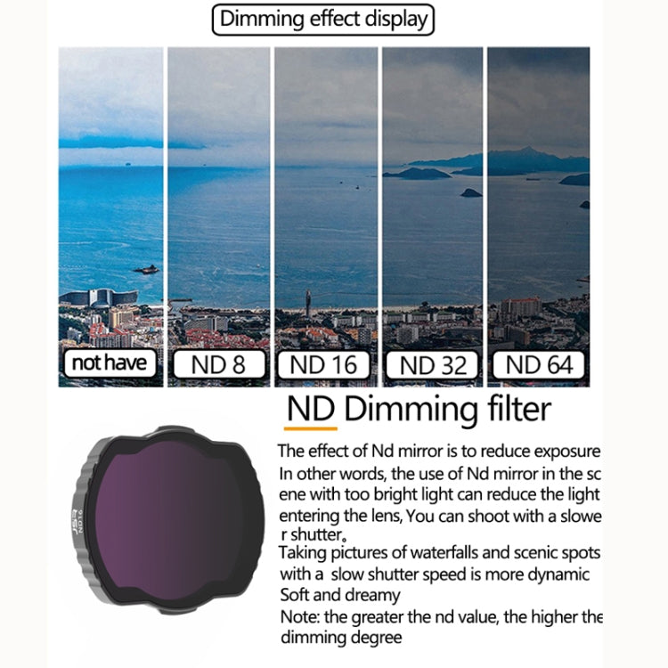 JSR  Adjustable Filter For DJI Avata,Style: 8 In 1 CPL ND8/16/32/64 Night 8PL 16PL -  by JSR | Online Shopping South Africa | PMC Jewellery | Buy Now Pay Later Mobicred