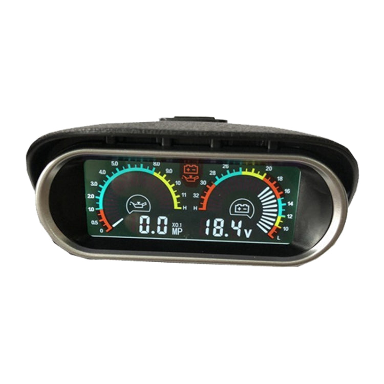 Agricultural Vehicle Car Modification Instrument, Style: Oil Meter (NPT1/4) With Voltage - Clocks & Car Meters by PMC TechLife | Online Shopping South Africa | PMC TechLife | Buy Now Pay Later Mobicred