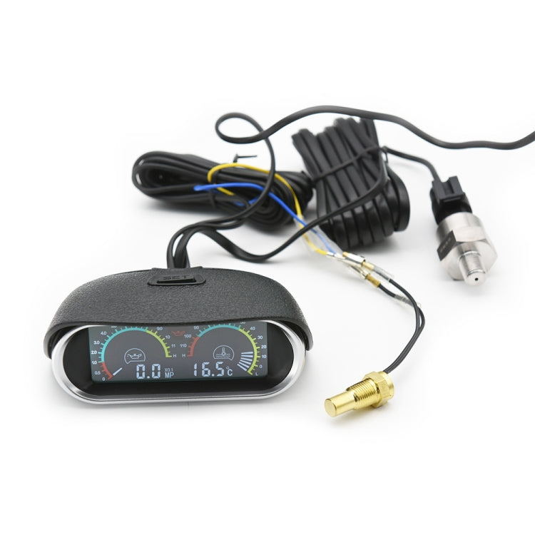 Agricultural Vehicle Car Modification Instrument, Style: Oil Meter (NPT1/8) With Water Temperature - Clocks & Car Meters by PMC TechLife | Online Shopping South Africa | PMC TechLife | Buy Now Pay Later Mobicred