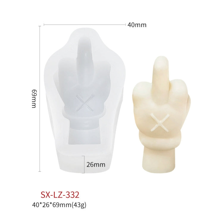 DIY Hand Shaped Scented Candle Silicone Mold, Specification: SX-LZ-332 - Arts & Crafts by PMC Jewellery | Online Shopping South Africa | PMC Jewellery