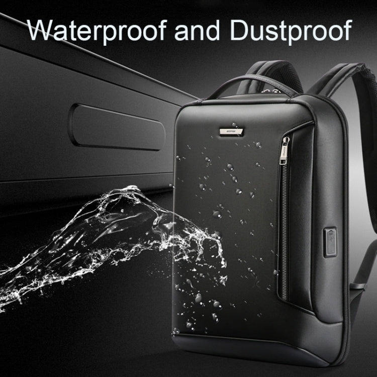 Bopai 61-109311 Large Capacity Lightweight Waterproof Laptop Backpack with USB Charging Port(Black) - Backpack by Bopai | Online Shopping South Africa | PMC Jewellery | Buy Now Pay Later Mobicred