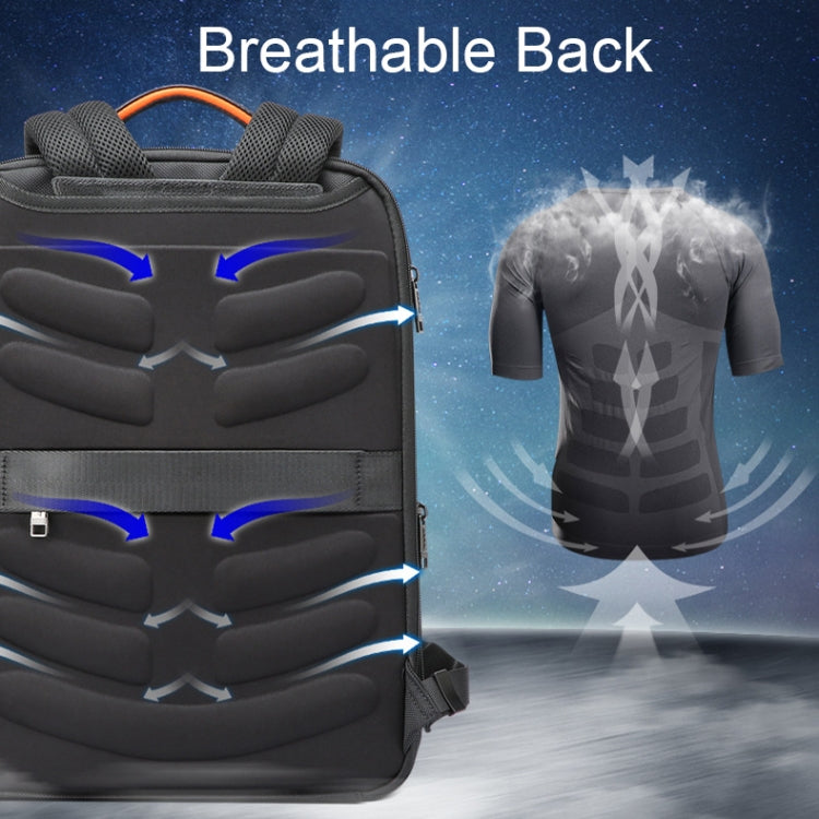 Bopai 61-120691A Waterproof Anti-theft Laptop Backpack with USB Charging Hole, Spec: Regular Version - free shipping - PMC Jewellery - Order now!