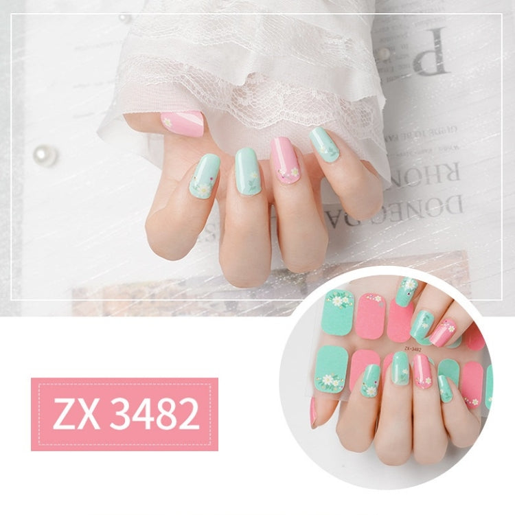 Nail Polish Film Bronzing Nail Stickers(ZX3482)(Bare film+A frustration) - Nail Stickers by PMC Jewellery | Online Shopping South Africa | PMC Jewellery | Buy Now Pay Later Mobicred