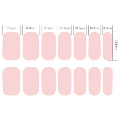 Nail Polish Film Bronzing Nail Stickers(ZX3487)(Bare film+A frustration) - Nail Stickers by PMC Jewellery | Online Shopping South Africa | PMC Jewellery