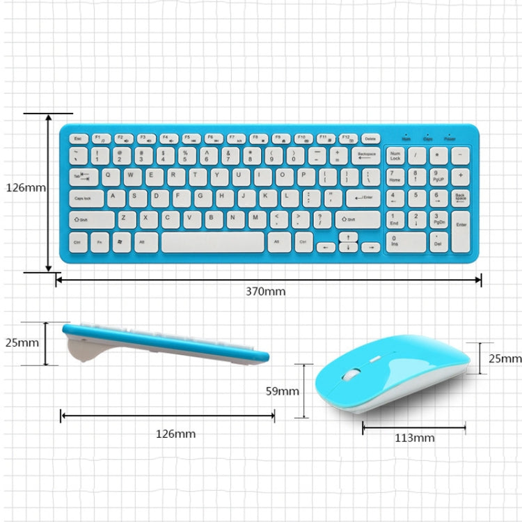 MLD-568 Office Gaming Mute Wireless Mouse Keyboard Set(Black) - Wireless Keyboard by PMC Jewellery | Online Shopping South Africa | PMC Jewellery | Buy Now Pay Later Mobicred