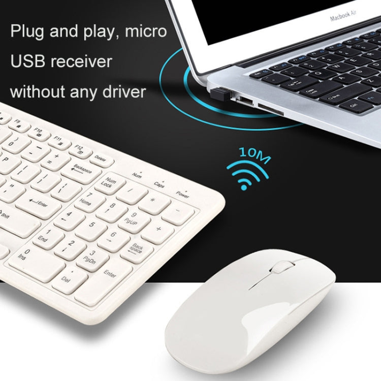 MLD-568 Office Gaming Mute Wireless Mouse Keyboard Set(Black) - Wireless Keyboard by PMC Jewellery | Online Shopping South Africa | PMC Jewellery | Buy Now Pay Later Mobicred
