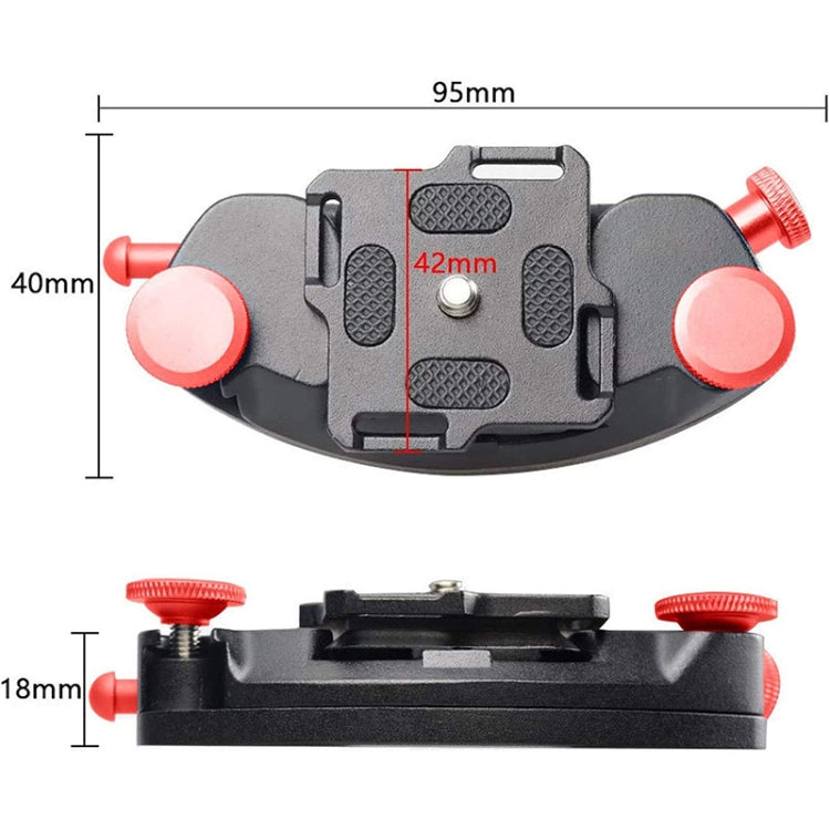 JMSUZ JMSUZ12412 For GoPro Quick Hanging Outdoor SLR Camera Waist Buckle(Red) - free shipping - PMC TechLife - Order now!