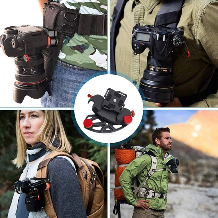 JMSUZ JMSUZ12412 For GoPro Quick Hanging Outdoor SLR Camera Waist Buckle(Orange) - free shipping - PMC TechLife - Order now!