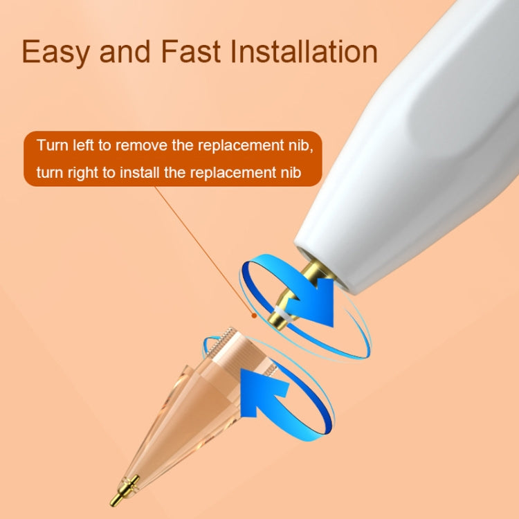 For Apple Pencil 1/2 2pcs Stylus Transparent Replacement Needle Nib, Spec: Extended (Blue) - Pencil Accessories by PMc TechLife | Online Shopping South Africa | PMc TechLife | Buy Now Pay Later Mobicred
