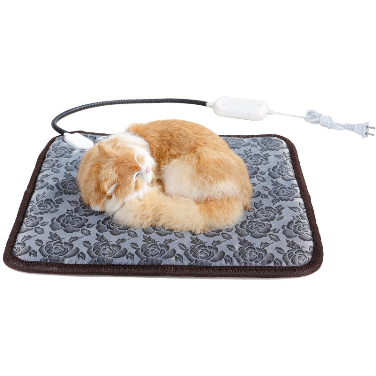 Waterproof Bite-proof Wear-resistant Adjustable Temperature Pet Electric Blanket, Specification: 45x45cm(AU Plug Flower) - Pads by PMC Jewellery | Online Shopping South Africa | PMC Jewellery