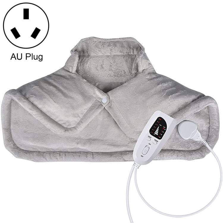 Electric Heated Thermal Shawl On The Back And The Neck AU Plug(Creamy-white) - free shipping - PMC TechLife - Order now!