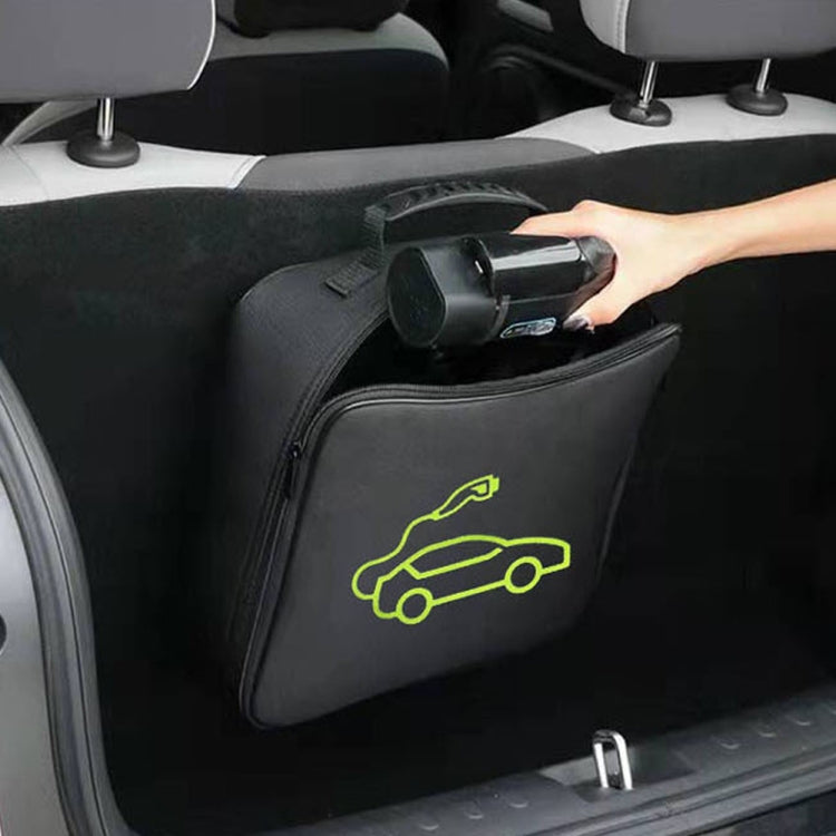 Car Charging Cable Storage Bag Carry Bag For Electric Vehicle Charger Plugs,Spec: Square Without Logo - EV Charger Accessories by PMC TechLife | Online Shopping South Africa | PMC TechLife