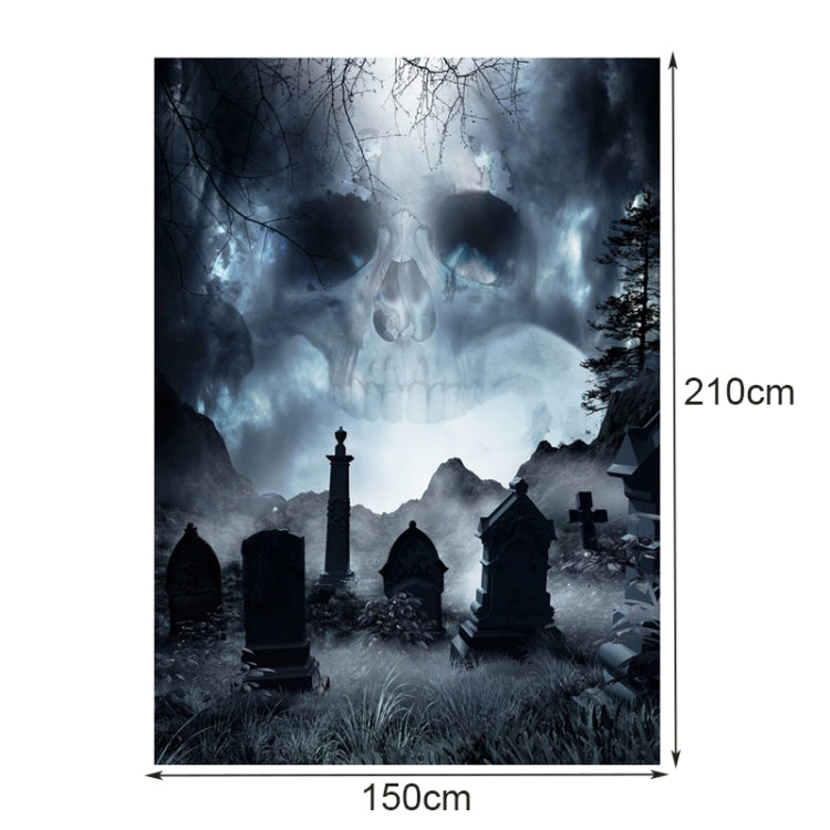 2.1m X 1.5m Halloween Photography Background Cloth Party Decoration Cloth - Cartoon by PMC TechLife | Online Shopping South Africa | PMC TechLife | Buy Now Pay Later Mobicred