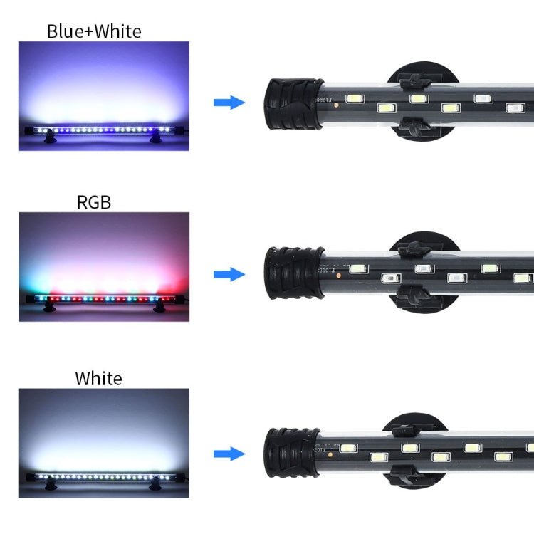Q20CF RGB Light 90-260V Aquarium Diving Light LED Fish Tank Light(EU Plug) - Fish Tank Lamps by PMC TechLife | Online Shopping South Africa | PMC TechLife