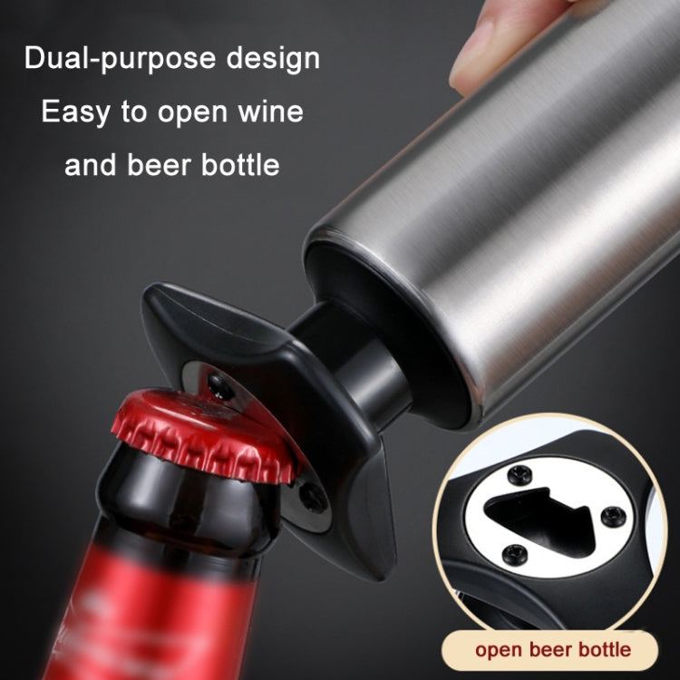 Kitchen Stainless Steel Wine Bottle Opener Household Tools(Black) - Openers by PMC TechLife | Online Shopping South Africa | PMC TechLife | Buy Now Pay Later Mobicred