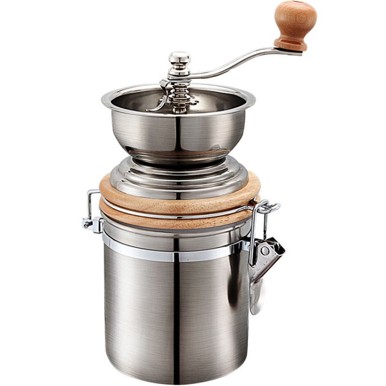 Household Stainless Steel Hand Crank Coffee Bean Grinder - free shipping - PMC TechLife - Order now!