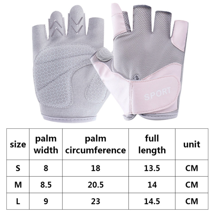 HF008 Outdoor Riding Non-slip Rock Climbing Sports Iron Jump Rope Gloves, Size: L(Monet Pink) - Safety Gloves by PMC TechLife | Online Shopping South Africa | PMC TechLife | Buy Now Pay Later Mobicred