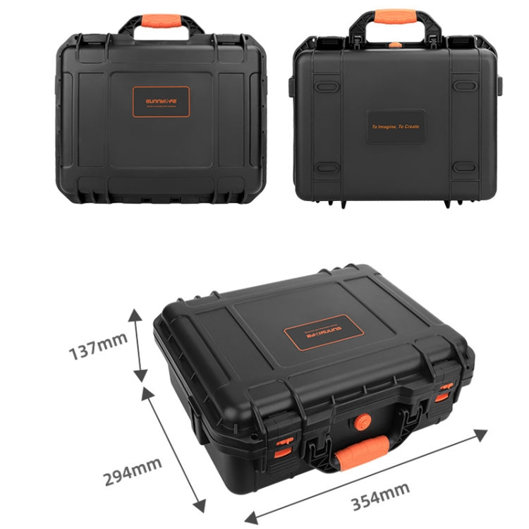 Sunnylife AQX-4 For Air 2S / Mavic Air 2 Outdoor Protection Waterproof Safety Case(Black) - Backpacks & Bags by Sunnylife | Online Shopping South Africa | PMC Jewellery | Buy Now Pay Later Mobicred