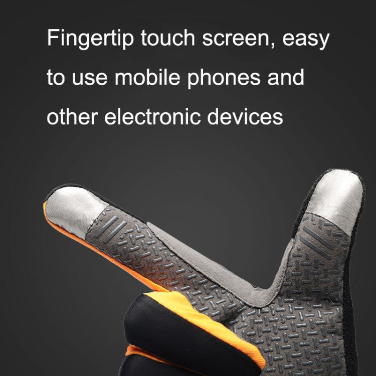 1 Pair QX0002 Sports Sunscreen Touch Screen Non-slip Wear Resistant Shock Absorbing Cycling Gloves, Size: L(Gray) - free shipping - PMC TechLife - Order now!