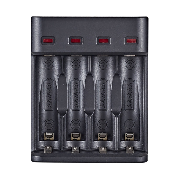 BMAX BH-804U 1.2V AA/AAA Rechargeable Battery Independent 4 Slot USB Charger - Charger & Converter by BMAX | Online Shopping South Africa | PMC TechLife
