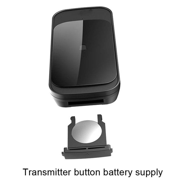 C03 1 For 1 Home Wireless IP44 Waterproof Touch Sensor Doorbell(US Plug Black) - Wireless Doorbell by PMc TechLife | Online Shopping South Africa | PMc TechLife | Buy Now Pay Later Mobicred