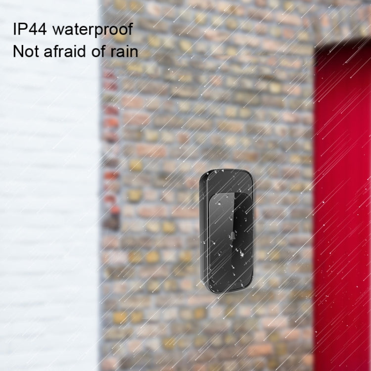 C03 1 For 1 Home Wireless IP44 Waterproof Touch Sensor Doorbell(US Plug Black) - Wireless Doorbell by PMc TechLife | Online Shopping South Africa | PMc TechLife | Buy Now Pay Later Mobicred