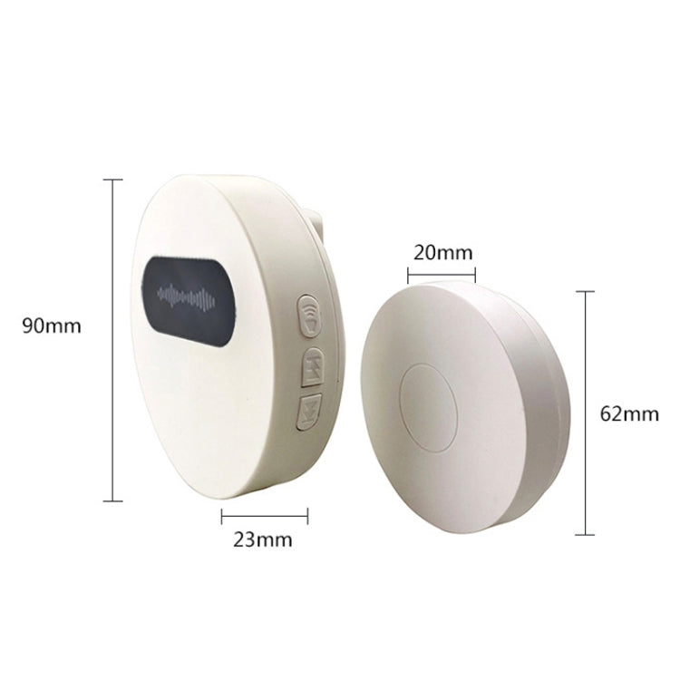 T10-1 1 For 1 Lighting Self-Power Generation Wireless Intelligent Doorbell(US Plug Black) - Wireless Doorbell by PMc TechLife | Online Shopping South Africa | PMc TechLife | Buy Now Pay Later Mobicred