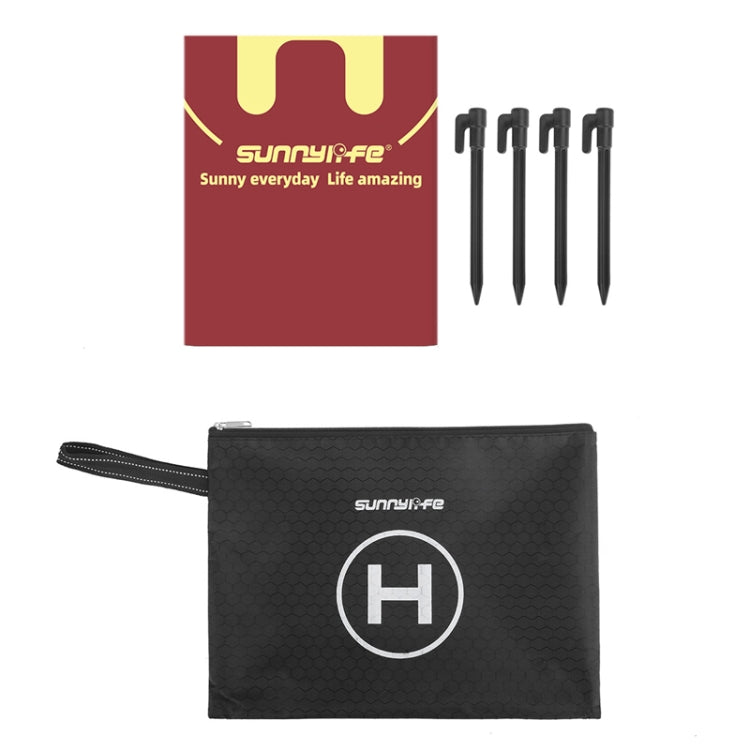 Sunnylife TJP09 For DJI Avata / Mini 3 Pro 60cm Waterproof Double Sided Folding Apron(Black Red) -  by PMC Jewellery | Online Shopping South Africa | PMC Jewellery | Buy Now Pay Later Mobicred