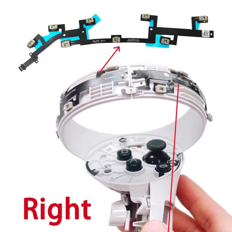 For Meta Quest 2 Locating Ring Flex Cable Left With Light -  by PMC TechLife | Online Shopping South Africa | PMC TechLife | Buy Now Pay Later Mobicred