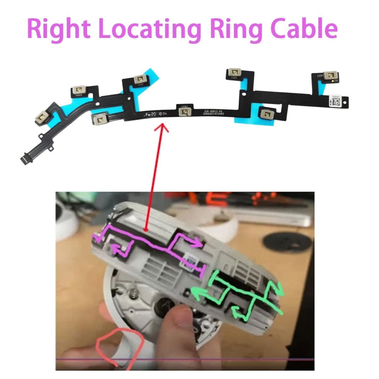 For Meta Quest 2 Locating Ring Flex Cable Right Without Light -  by PMC Jewellery | Online Shopping South Africa | PMC Jewellery | Buy Now Pay Later Mobicred