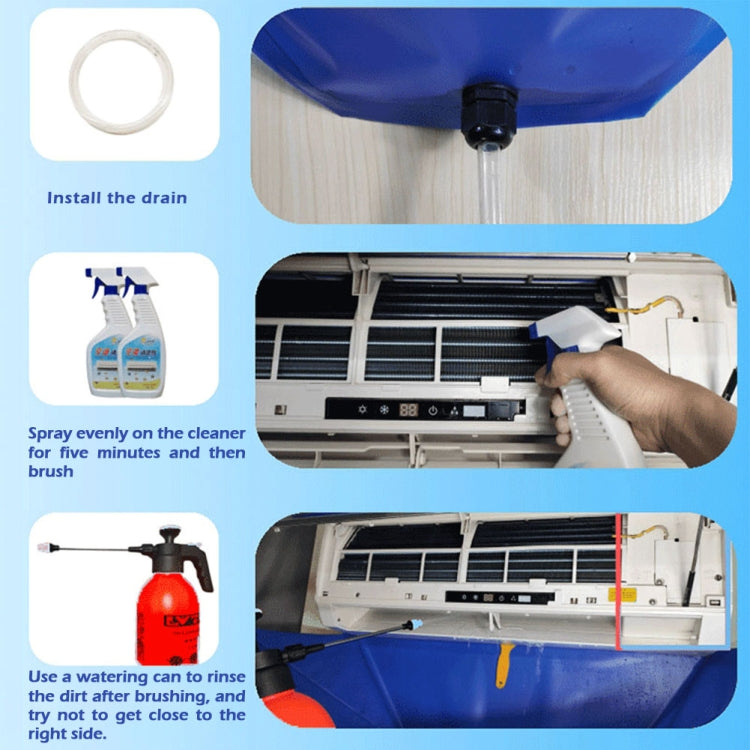 10 In 1 Air Conditioner Cleaning Cover Portable Split Air Conditioning Cleaning Bag - Air Conditioning & Accessories by PMC Jewellery | Online Shopping South Africa | PMC Jewellery