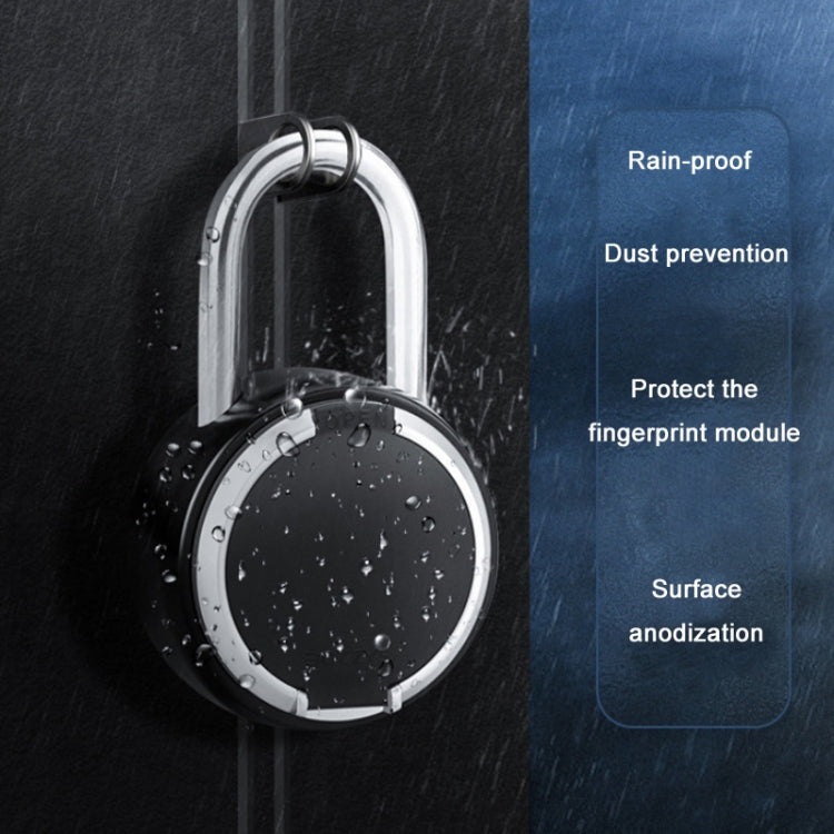 P3Z-TY Outdoor Waterproof Electronic Intelligent Fingerprint Padlock - Padlocks by PMC Jewellery | Online Shopping South Africa | PMC Jewellery