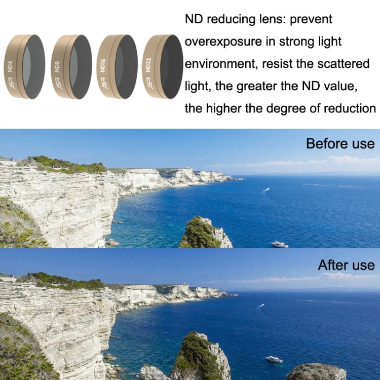 JSR For DJI Osmo Action Motion Camera Filter, Style: LG-ND8 - Lens Filter by JSR | Online Shopping South Africa | PMC TechLife | Buy Now Pay Later Mobicred