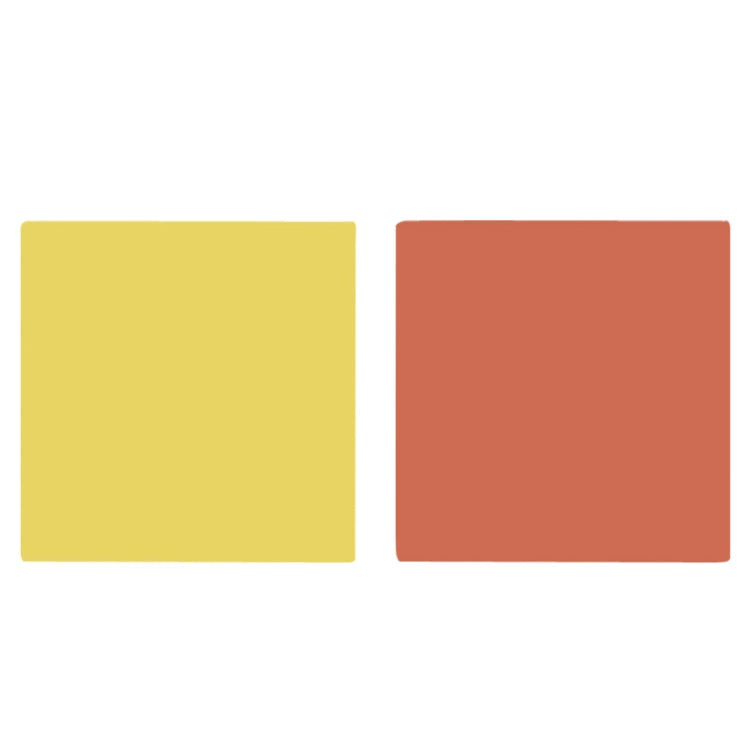 40x40CM Double-sided Photography Background Board Food Photo Props(Agate Yellow / Vermilion) - Solid Color by PMC TechLife | Online Shopping South Africa | PMC TechLife | Buy Now Pay Later Mobicred