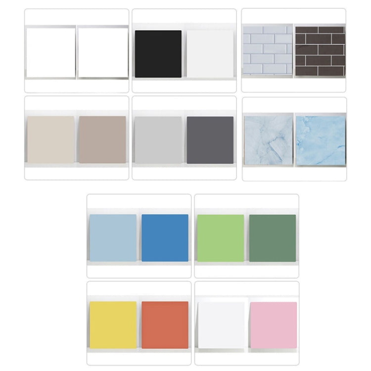40x40CM Double-sided Photography Background Board Food Photo Props(Green Marble) - Brick Wall by PMC TechLife | Online Shopping South Africa | PMC TechLife | Buy Now Pay Later Mobicred