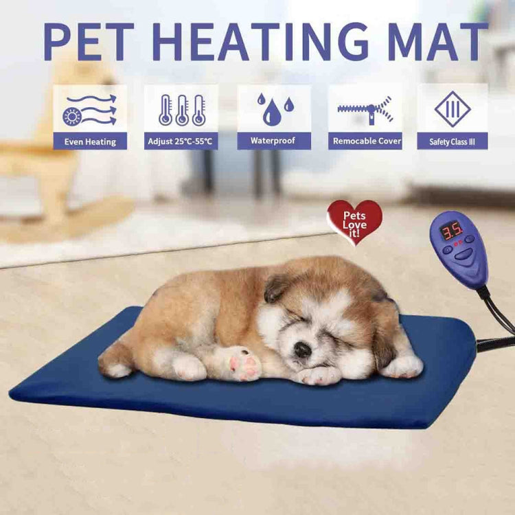 30x30cm Coffee 12V Low Voltage Multifunctional Warm Pet Heating Pad Pet Electric Blanket(AU Plug) - Pads by PMC TechLife | Online Shopping South Africa | PMC TechLife | Buy Now Pay Later Mobicred