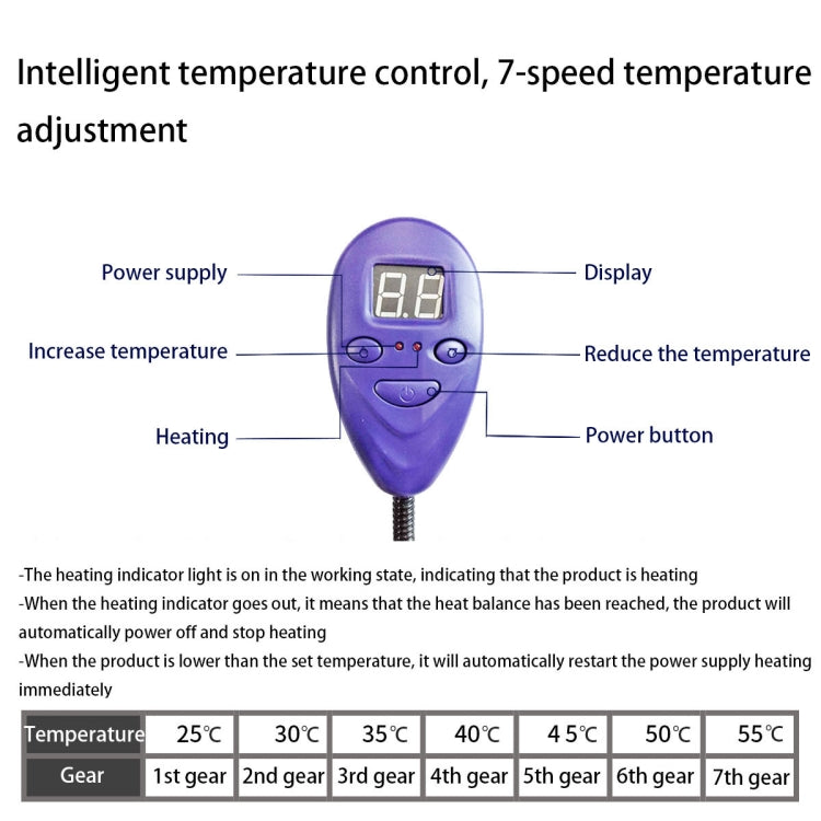 40x30cm Coffee 12V Low Voltage Multifunctional Warm Pet Heating Pad Pet Electric Blanket(US Plug) - Pads by PMC TechLife | Online Shopping South Africa | PMC TechLife | Buy Now Pay Later Mobicred