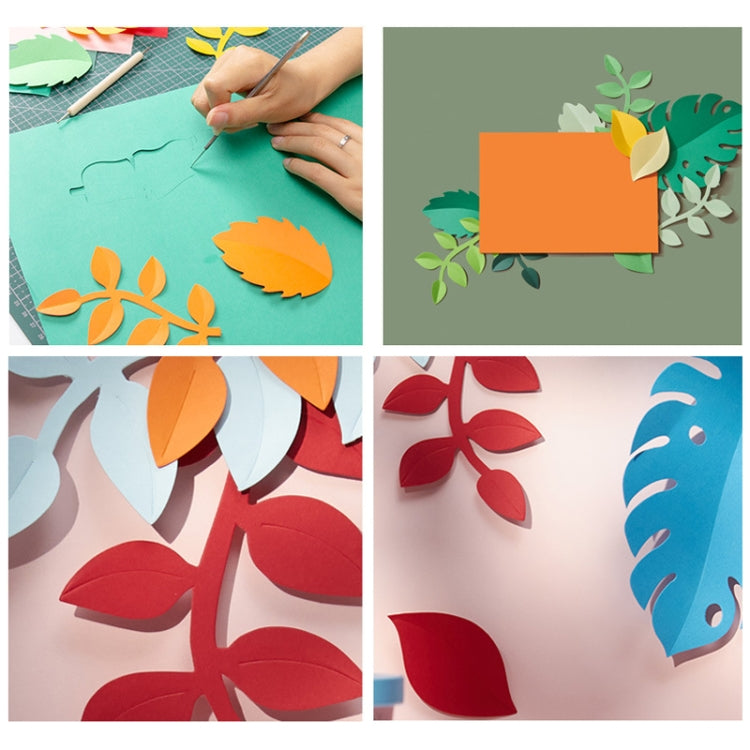 Paper-cut Leaf Ornaments Photography Props(Light Green) - free shipping - PMc TechLife - Order now!