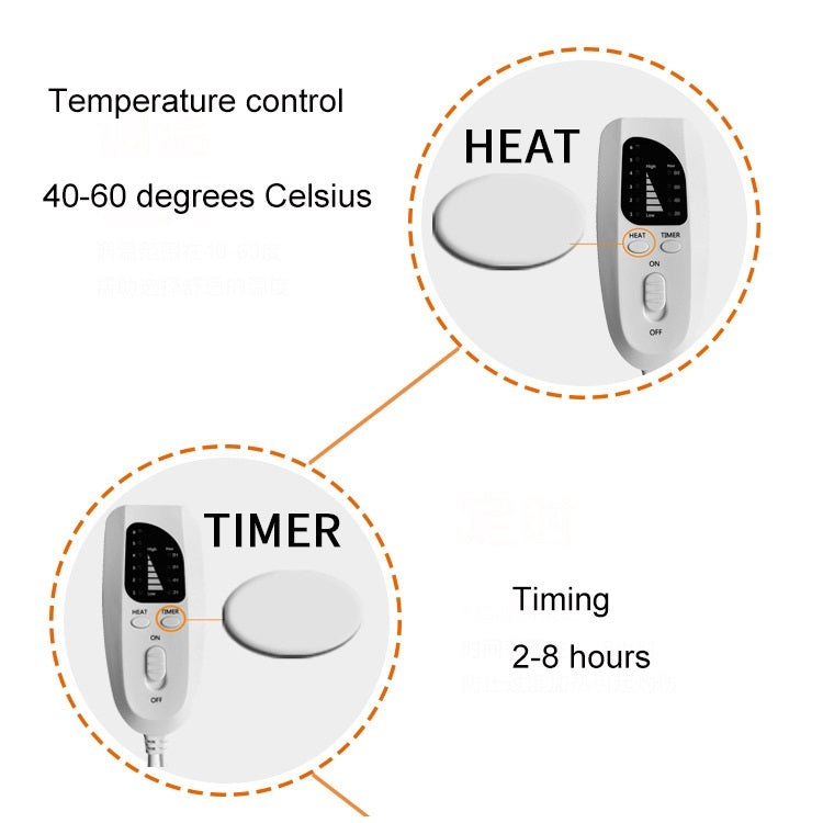 Plug-in High-top Electric Foot Warmer Heated Foot Warmer Boots UK Plug 240V(Dark Gray) - Electric Heaters by PMC TechLife | Online Shopping South Africa | PMC TechLife