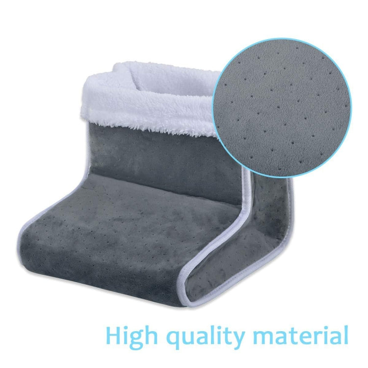 Plug-in High-top Electric Foot Warmer Heated Foot Warmer Boots EU Plug 230V(Dark Gray) - Electric Heaters by PMC TechLife | Online Shopping South Africa | PMC TechLife | Buy Now Pay Later Mobicred