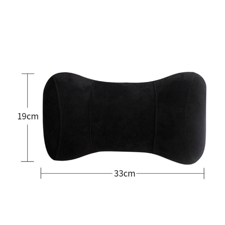 Car Memory Cotton Headrest Protective Cervical Spine Seat Sleeping Pillow(Black) - Seat Accessories by PMC Jewellery | Online Shopping South Africa | PMC Jewellery | Buy Now Pay Later Mobicred