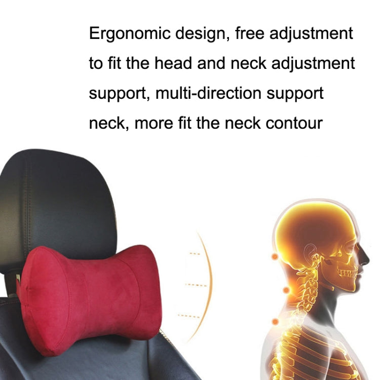 Car Memory Cotton Headrest Protective Cervical Spine Seat Sleeping Pillow(Gray) - Seat Accessories by PMC Jewellery | Online Shopping South Africa | PMC Jewellery | Buy Now Pay Later Mobicred