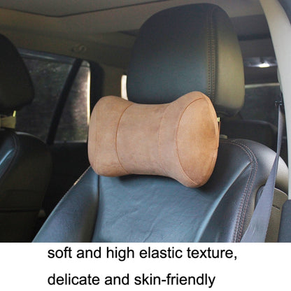 Car Memory Cotton Headrest Protective Cervical Spine Seat Sleeping Pillow(Beige) - Seat Accessories by PMC Jewellery | Online Shopping South Africa | PMC Jewellery | Buy Now Pay Later Mobicred