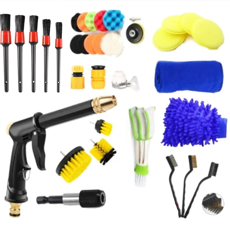 35 PCS / Set Car Wash Water Sprayer Tool Details Clean Brush Air Outlet Brush Set - Car washing supplies by PMC Jewellery | Online Shopping South Africa | PMC Jewellery | Buy Now Pay Later Mobicred