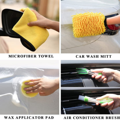 23 PCS / Set Car Wash Brush Tire Brush Glass Wiper Brush Drill Brush Cleaning Brush Set - Car washing supplies by PMC Jewellery | Online Shopping South Africa | PMC Jewellery | Buy Now Pay Later Mobicred