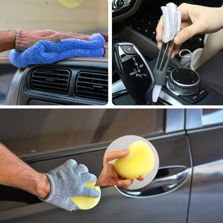 23 PCS / Set Car Wash Brush Tire Brush Glass Wiper Brush Drill Brush Cleaning Brush Set - Car washing supplies by PMC TechLife | Online Shopping South Africa | PMC TechLife | Buy Now Pay Later Mobicred