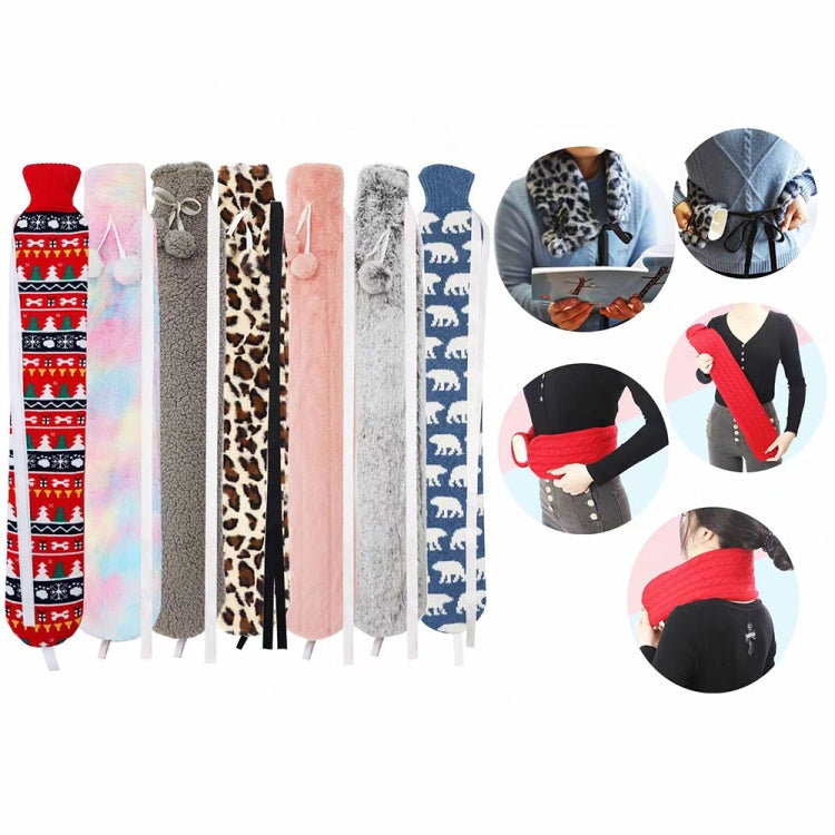 2L Long-strip Multifunctional Water-filled Rubber Hot Water Bags, Spec: Pink Twist - Hot Water Bags by PMC TechLife | Online Shopping South Africa | PMC TechLife | Buy Now Pay Later Mobicred