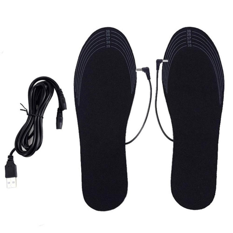 1 Pair USB Heating Insoles Washable Cuttable Electric Heating Foot Warmer Size 35-40 - Shoes Care by PMC Jewellery | Online Shopping South Africa | PMC Jewellery