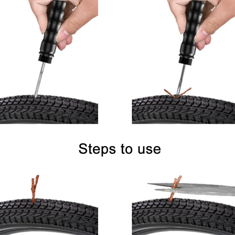 BIKERSAY BT056 Bicycle Fork Drill Bit Vacuum Tire Repair Tool(Black) - Maintenance tools by BIKERSAY | Online Shopping South Africa | PMc TechLife | Buy Now Pay Later Mobicred